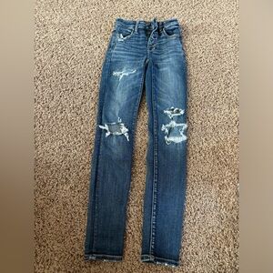 American Eagle stretchy skinny jeans size 00 regular